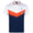 Lacoste Tennis x Daniil Medvedev Slim Fit Seamless Polo White/Orange/Bordeaux/Navy Blue