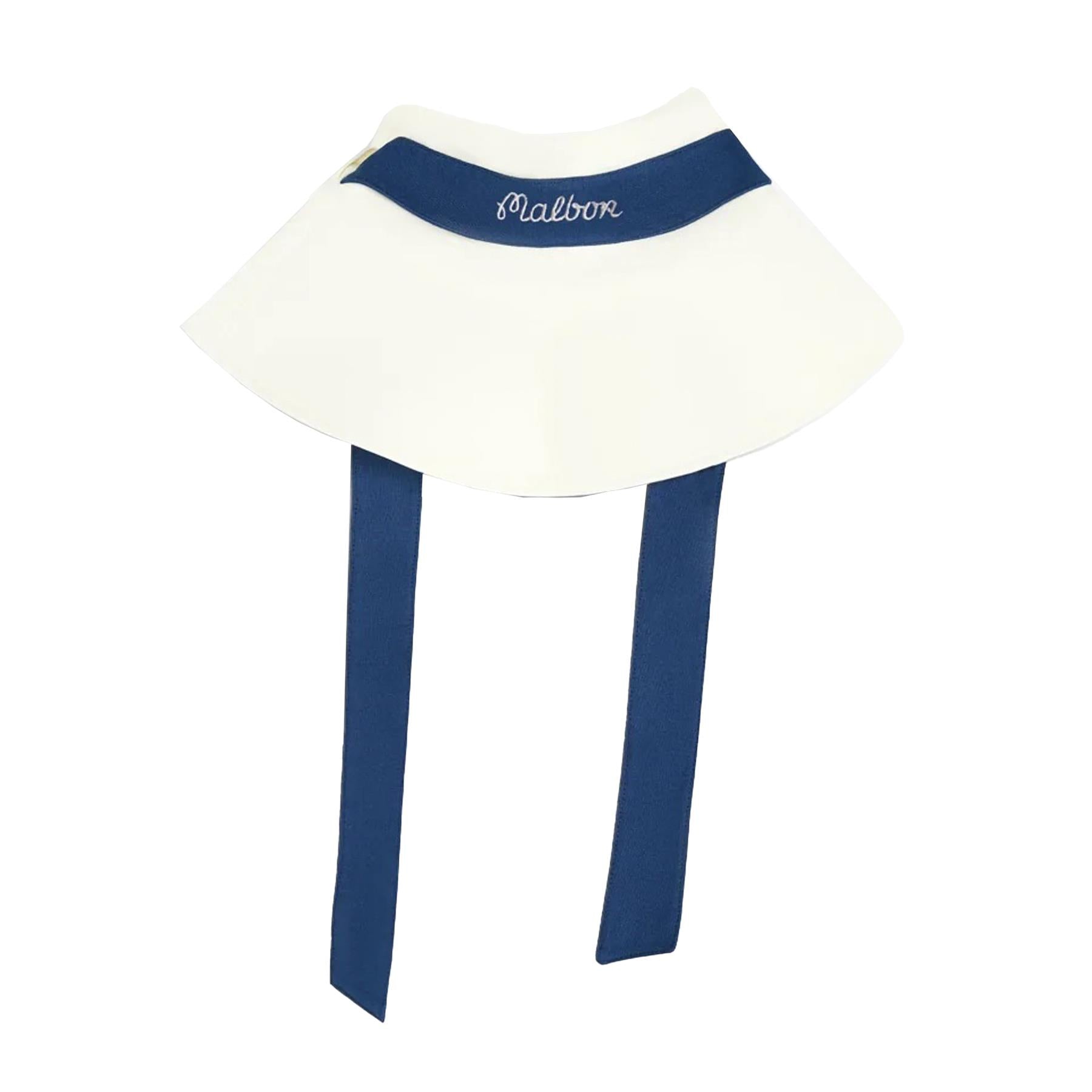 Womens Delilah Open Top Bucket Hat Ivory