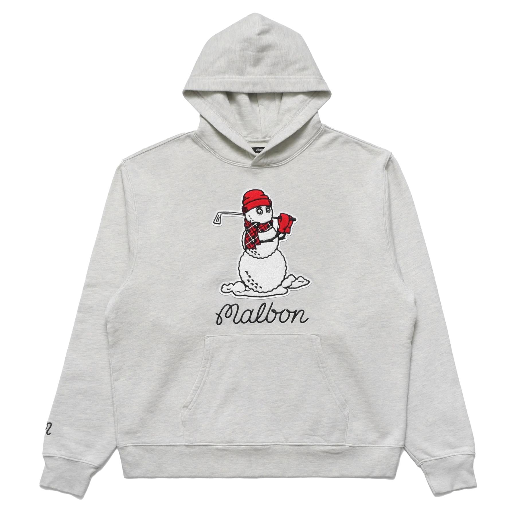 Snowman Buckets Hoodie Oatmeal Heather