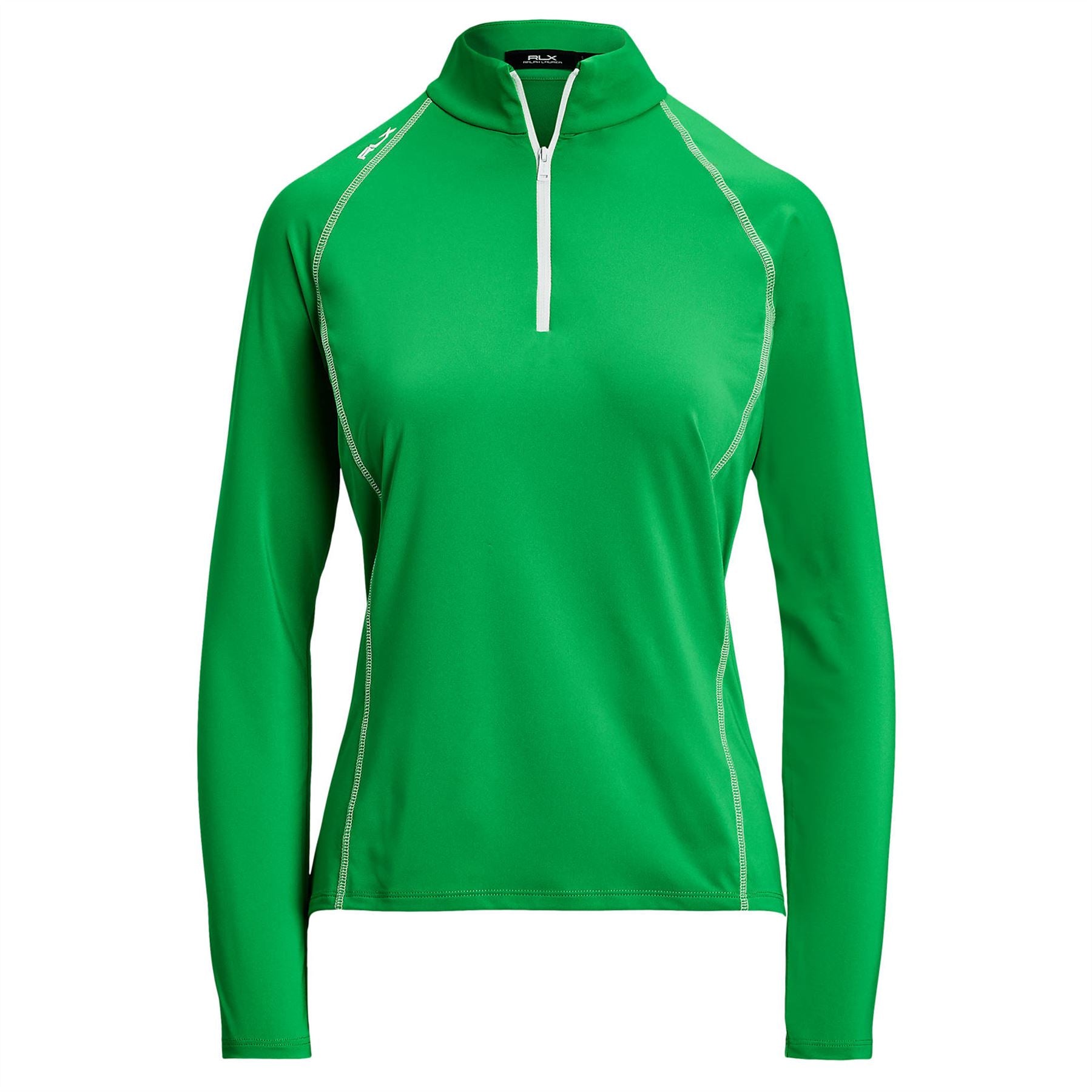 Womens RLX Airflow Quarter Zip Mid Layer Tiller Green