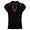 Womens Stella Recycled Sweater SL Knit Polo Black/Snow White