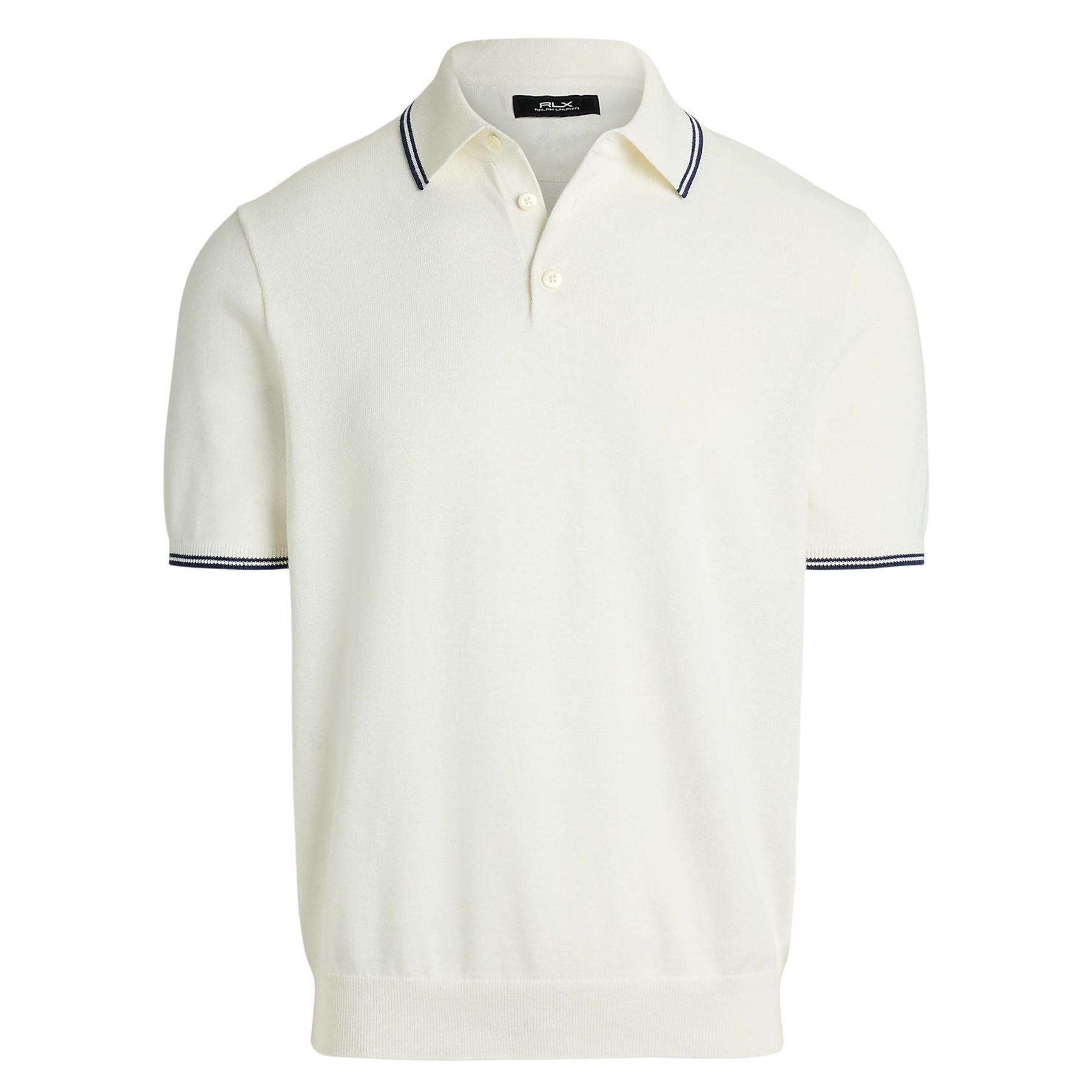 RLX Cotton Coolmax Sweater Pullover White Splash