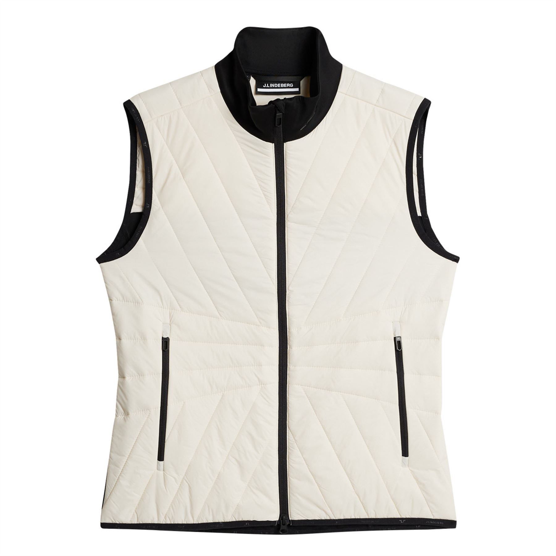 Womens Holma Quilt Hybrid Vest Whisper White