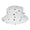 Womens Icon Print Golf Bucket Hat White/Black Print
