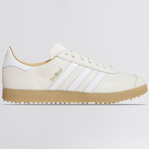 Gazelle Lux Spikeless Golf Shoes Chalk White/Footwear White/Gum
