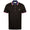 Regular Fit Stretch Cotton Pique Contrast Collar Polo Black