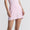 Womens Broken Stripe Silky Tech Nylon Skort Blush