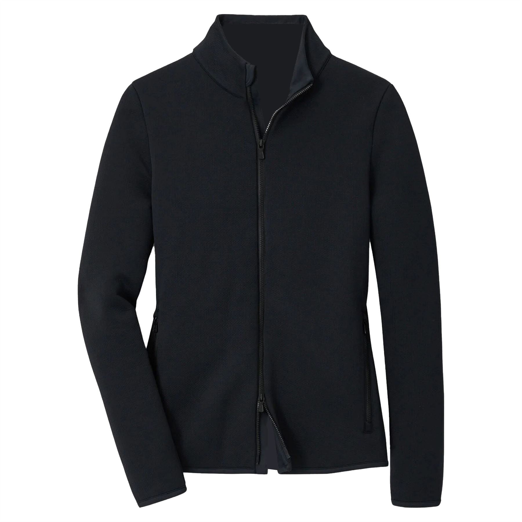 Womens Lumi-Knit Midweight Full Zip Black