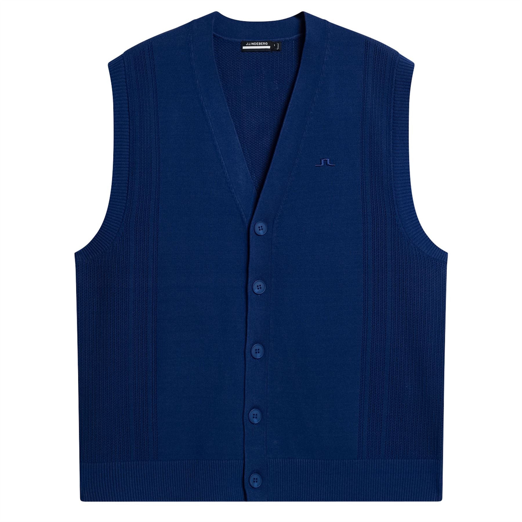 Markus Sleevless Knitted Vest Estate Blue