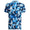Patchwork Floral Tech Jersey Polo Fountain