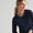 Womens Coolspun Cotton Crewneck Navy