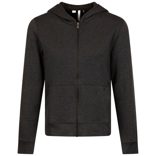 Womens Cloud Zip Hoodie Heather Black