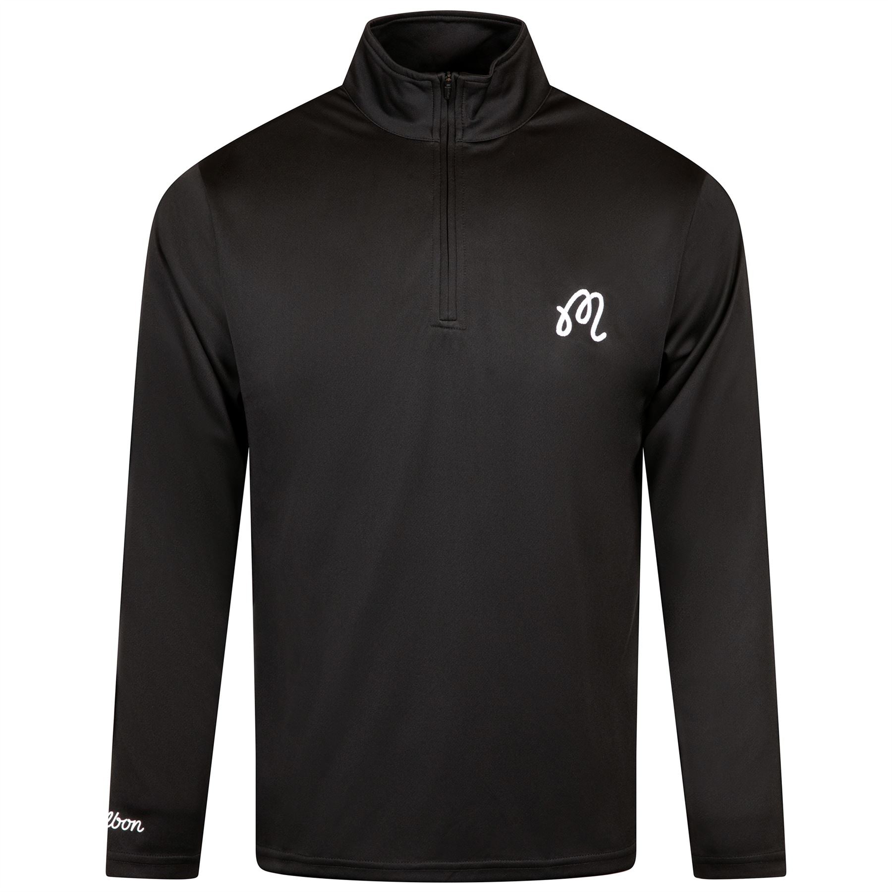 Evergreen Performance Quarter Zip Mid Layer Black