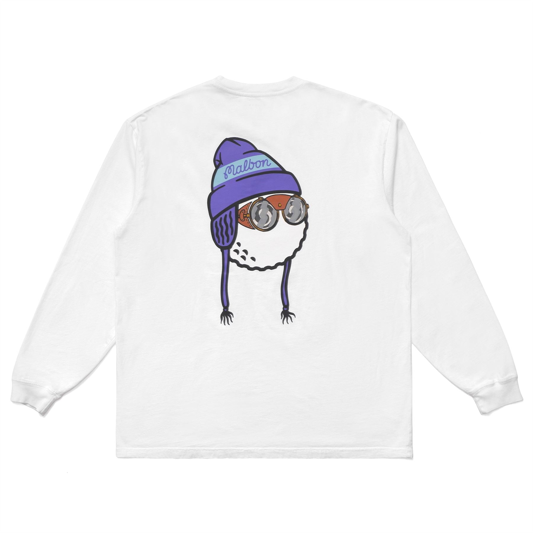 Glacier Buckets LS Tee White