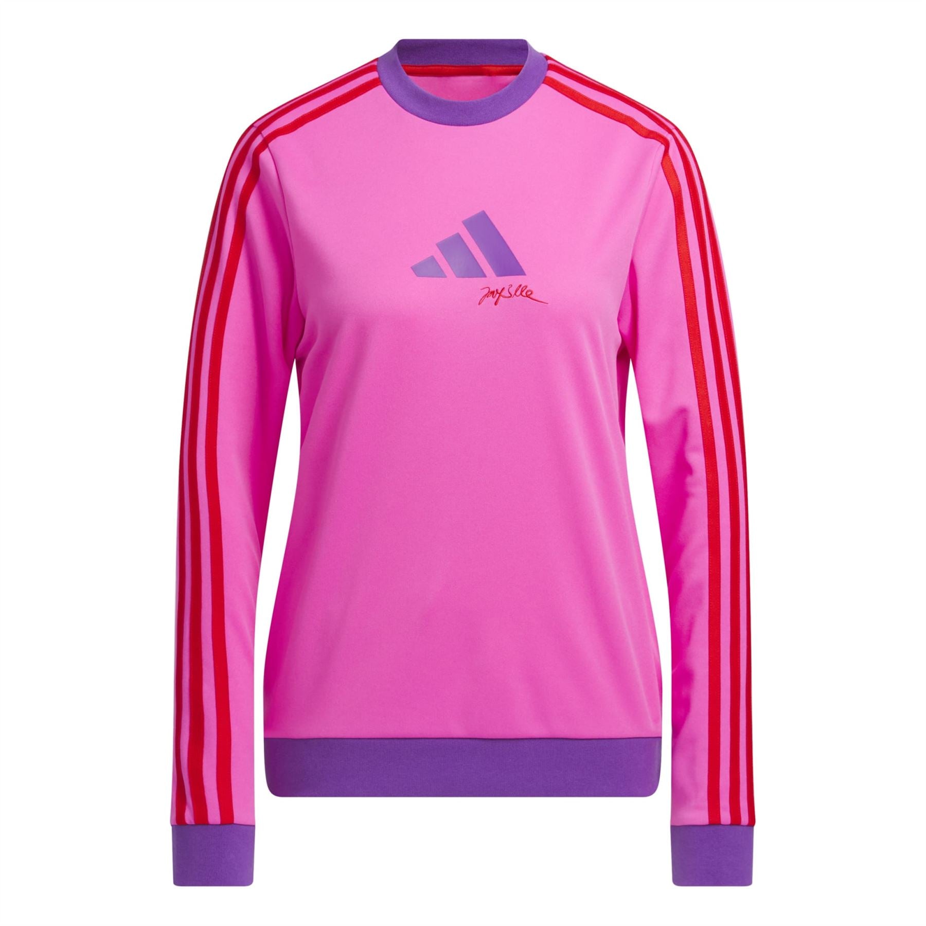Womens JAY3LLE Crew Sweater Screaming Pink