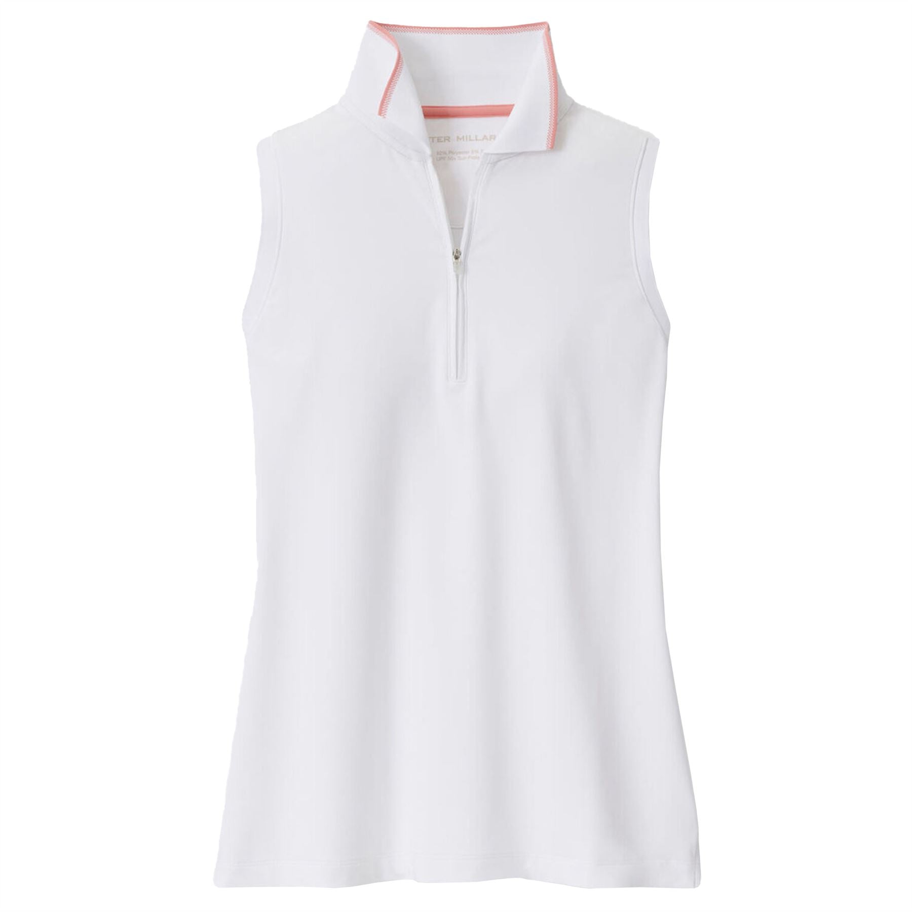Womens Chrissie SL Polo White/Coral Reef