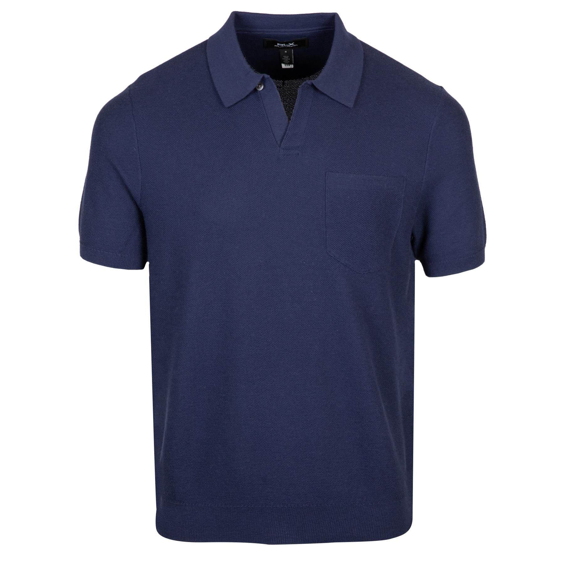 RLX Cotton Coolmax Polo Refined Navy