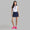 Womens Rib Collar Tech Pique SL Polo Snow