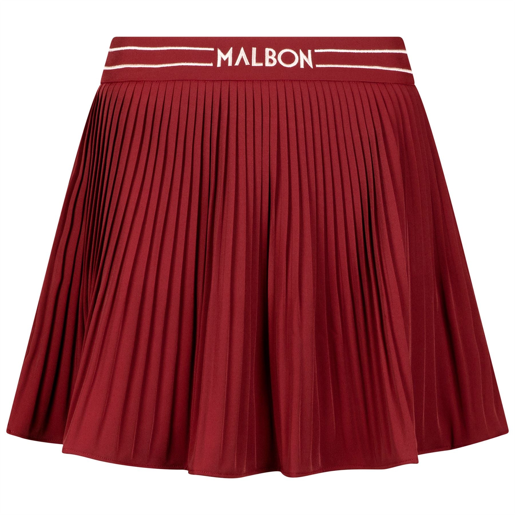Womens Valentina Pleated Skirt Vino